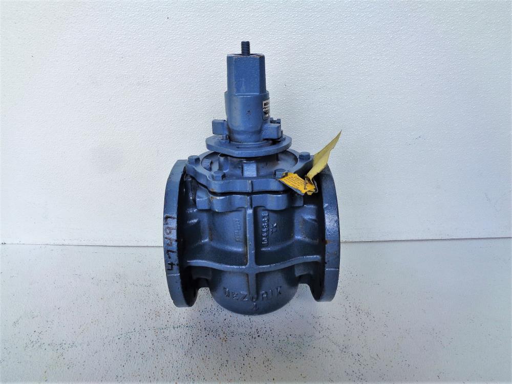 Dezurik 4" 2-Way Flanged Plug Valve, Carbon Iron, 9070593R004